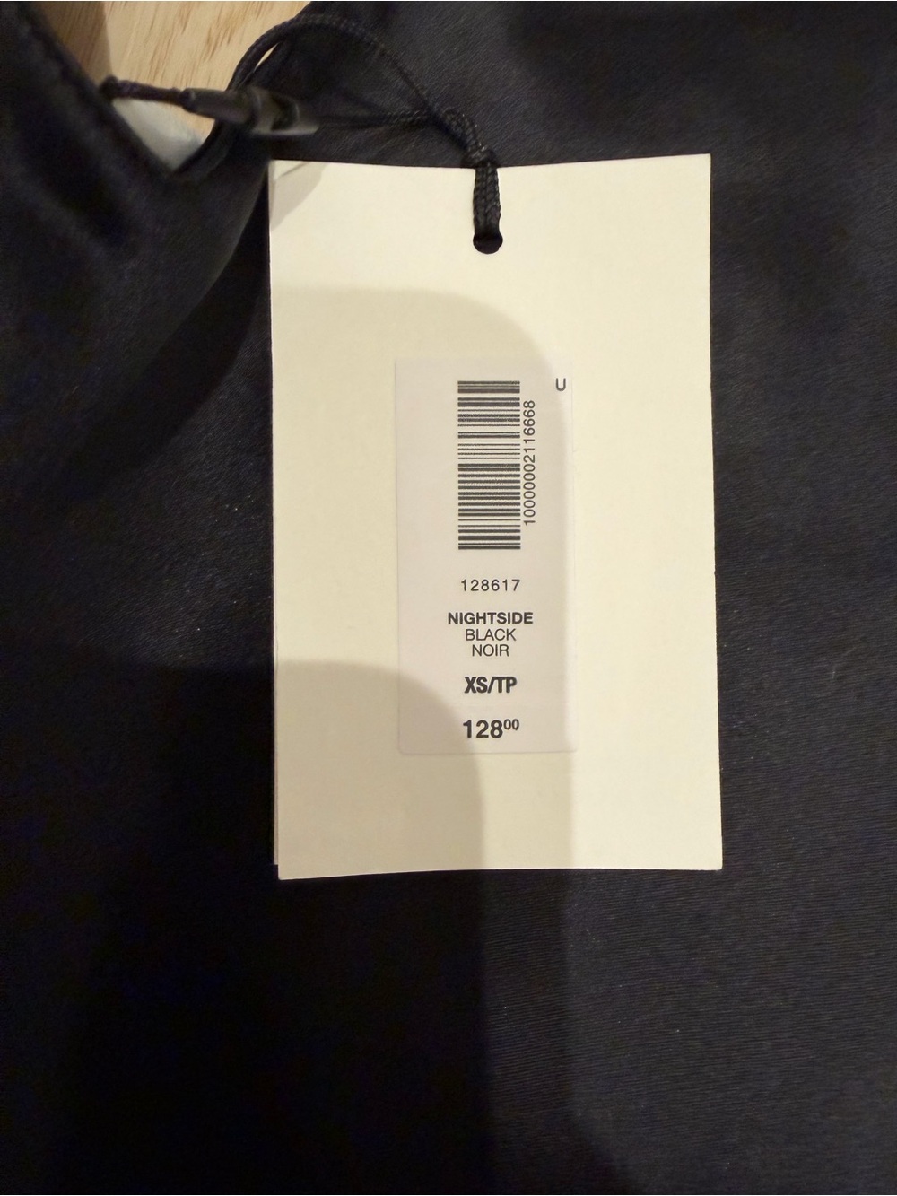 Aritzia Black Satin Slip Dress - NWT - Picture 3 of 3